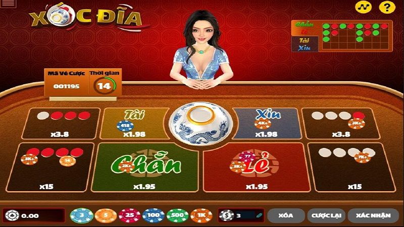 Tỷ lệ trả thưởng của game xóc đĩa